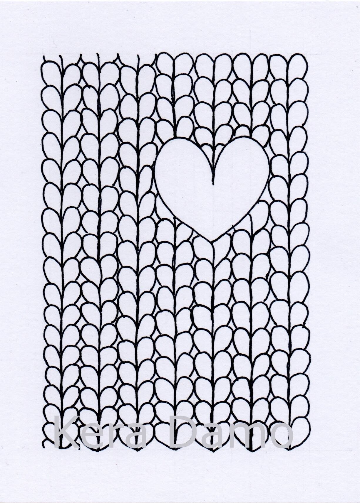 A black and white pen drawing made by visual artist Kera Damo from the Hague / Een zwart wit pentekening gemaakt door beeldend kunstenaar Kera Damo uit Den Haag