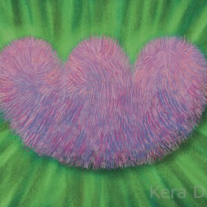 A Procreate digital drawing by visual artist Kera Damo from The Hague