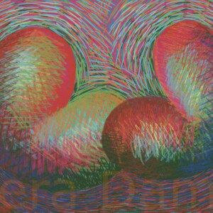 A Procreate digital drawing by visual artist Kera Damo from The Hague