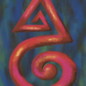 A Procreate digital drawing by visual artist Kera Damo from The Hague