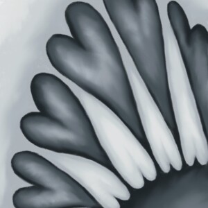 A Procreate digital drawing by visual artist Kera Damo from The Hague