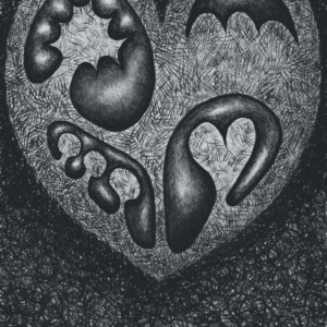 A Procreate digital drawing by visual artist Kera Damo from The Hague