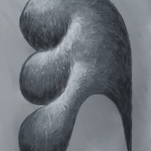 A Procreate digital drawing by visual artist Kera Damo from The Hague